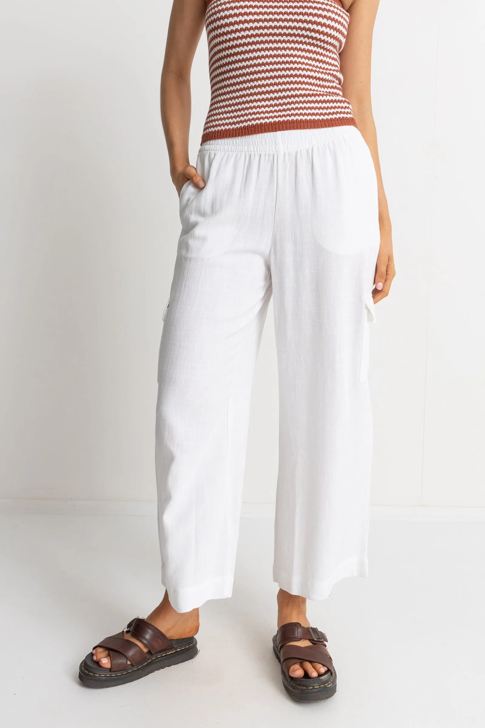 Amalfi Cargo Pant White