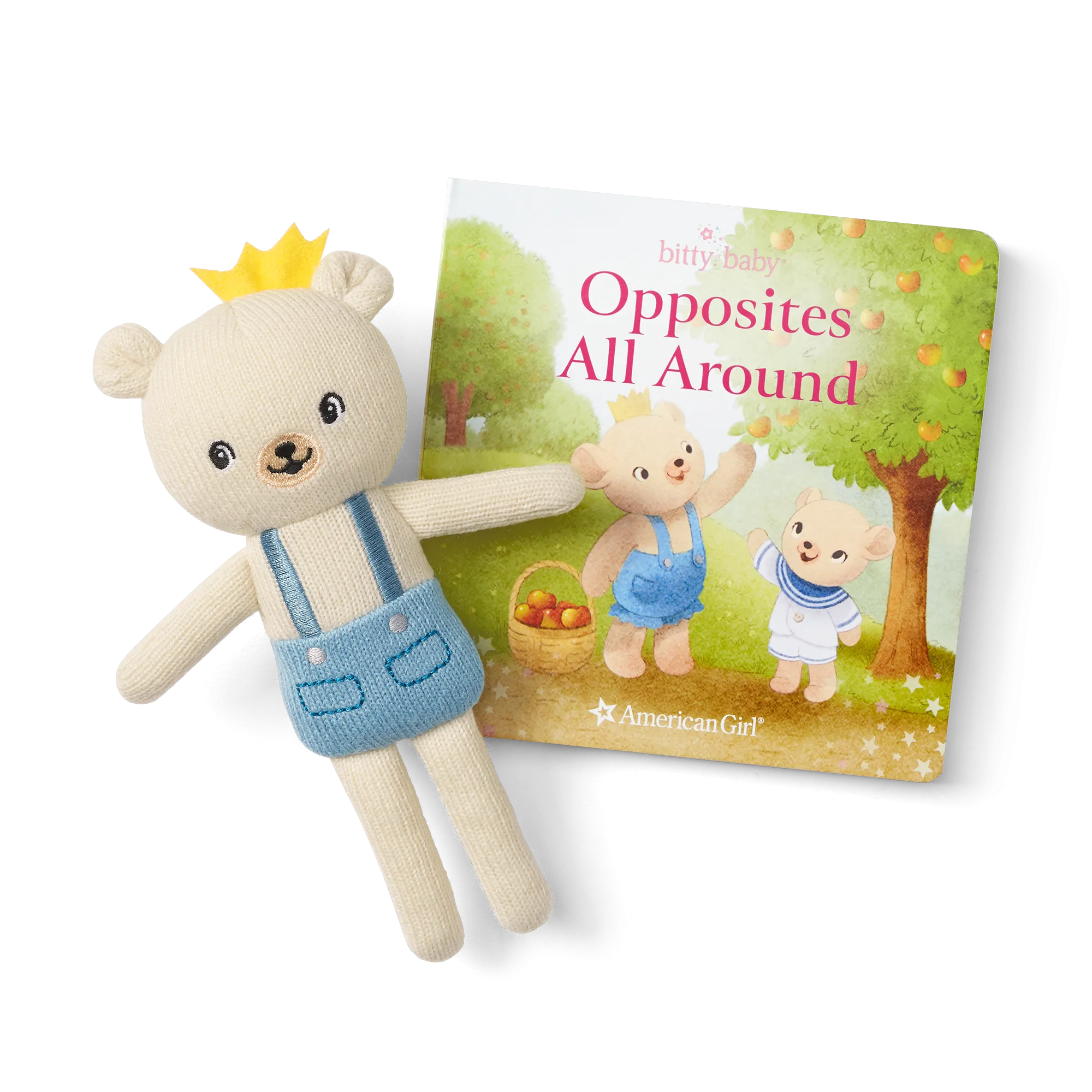 Bitty Baby® Doll #3 in Soft Blue   Bear Friend & Board Book