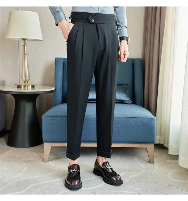 British Style Men's Dress Trousers