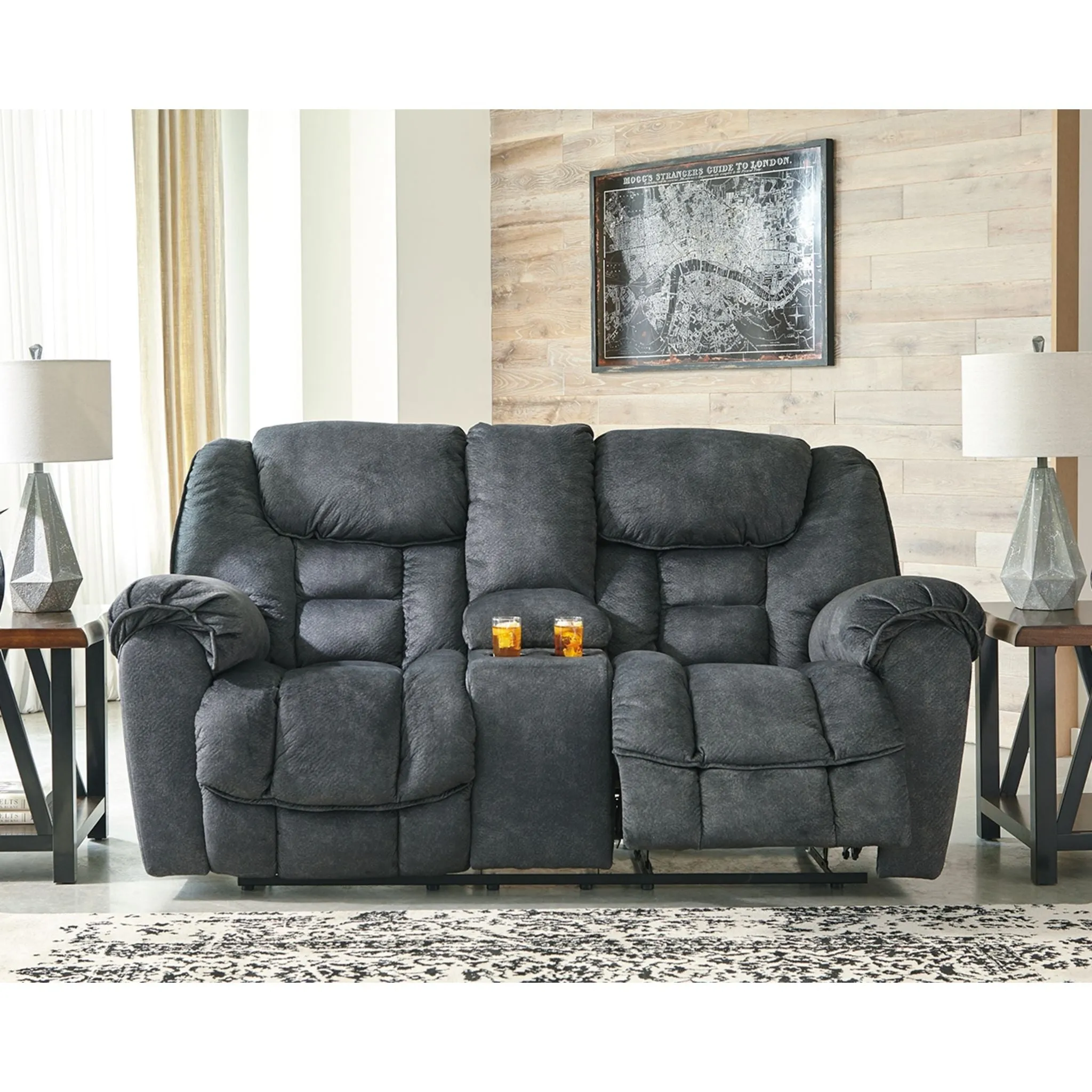 Capehorn Reclining Loveseat with Console