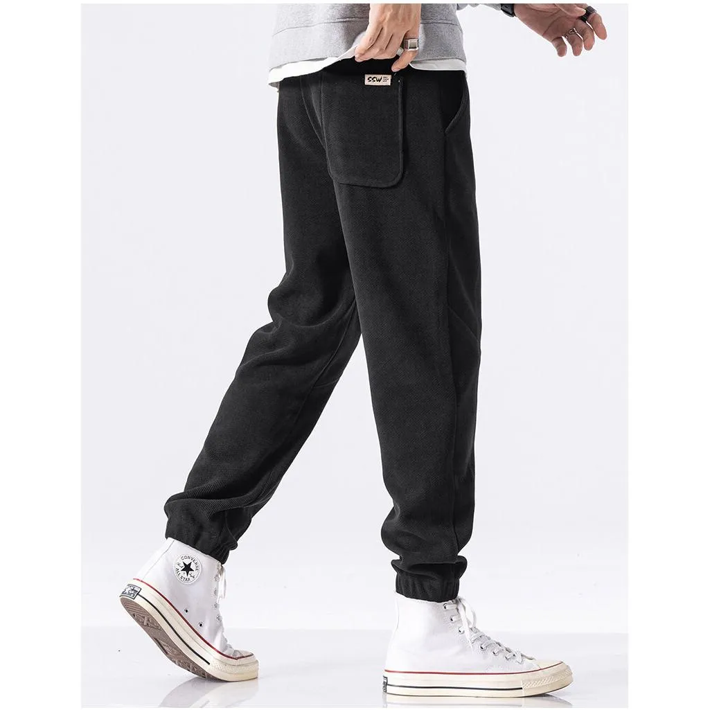 Casual Loose Fit Elasticity Tapered Sweatpant