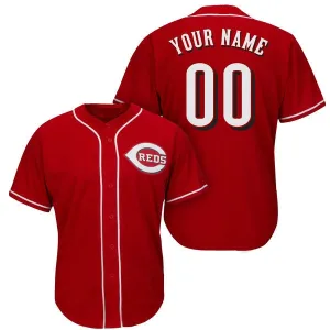 Cincinnati Reds Customizable Custom Baseball Jersey - 2 Styles Available