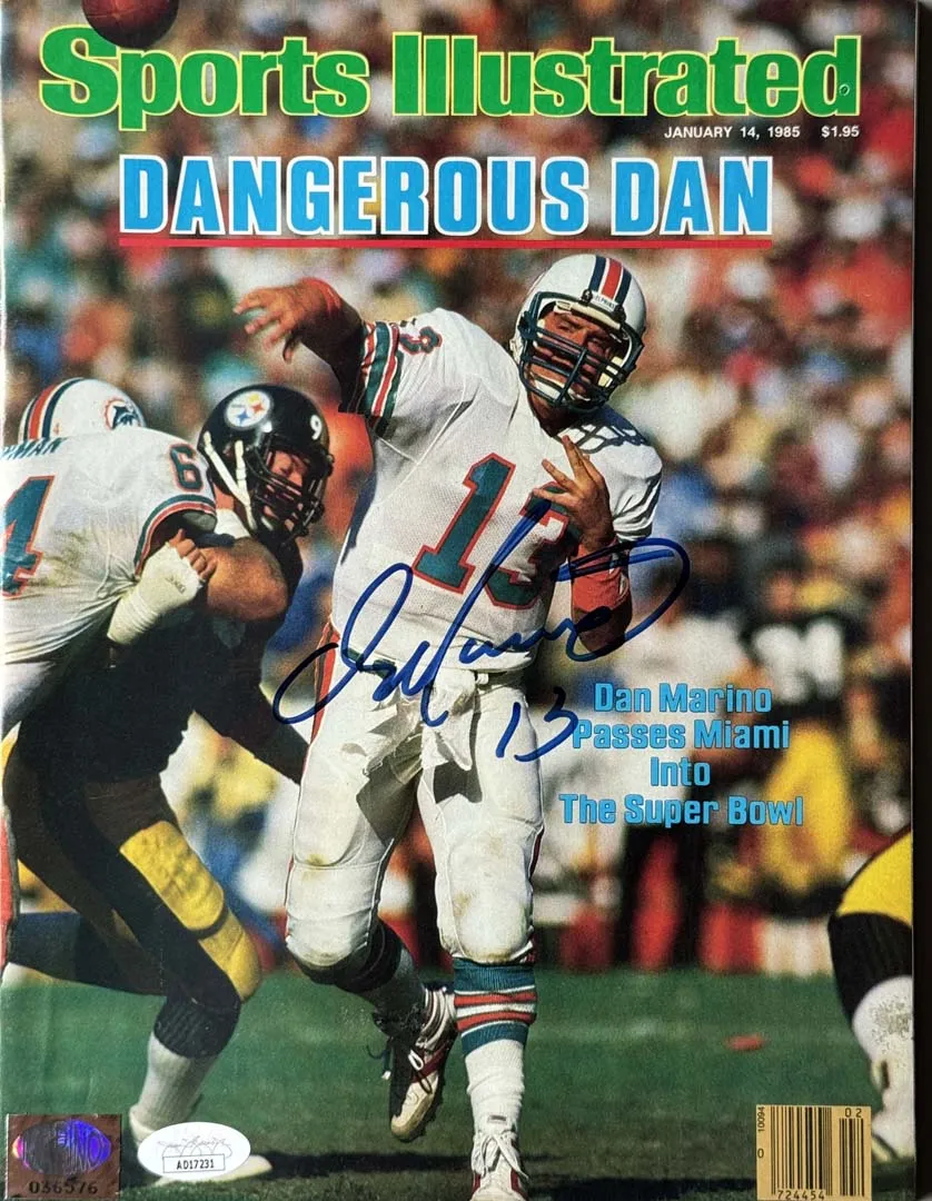 Dan Marino Signed Sports Illustrated 1/14/1985 Issue (JSA)