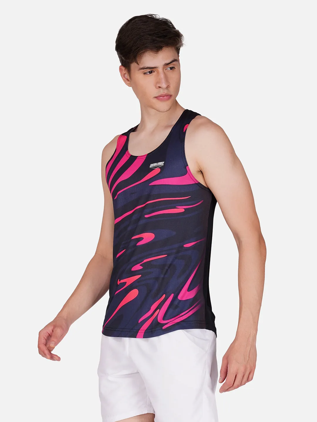 DriCHEX Neon Pink & Black Vest for Men RWM4032