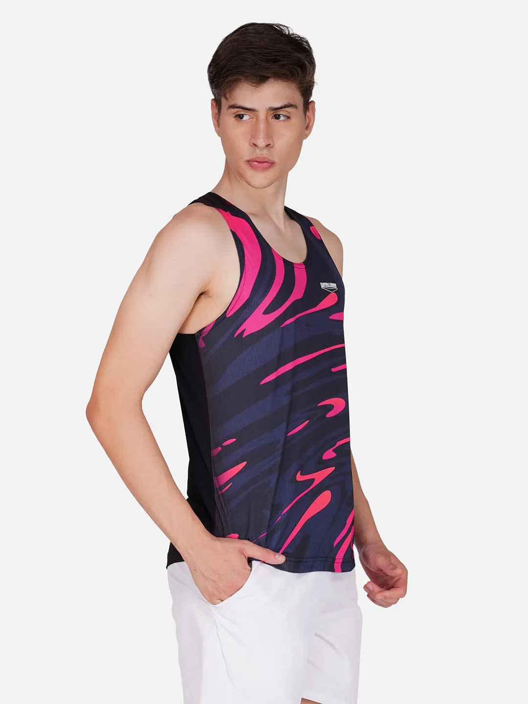 DriCHEX Neon Pink & Black Vest for Men RWM4032