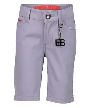 ELIE BALLEH GRAY COTTON STRETCH 5 Packet Twill Short Pants