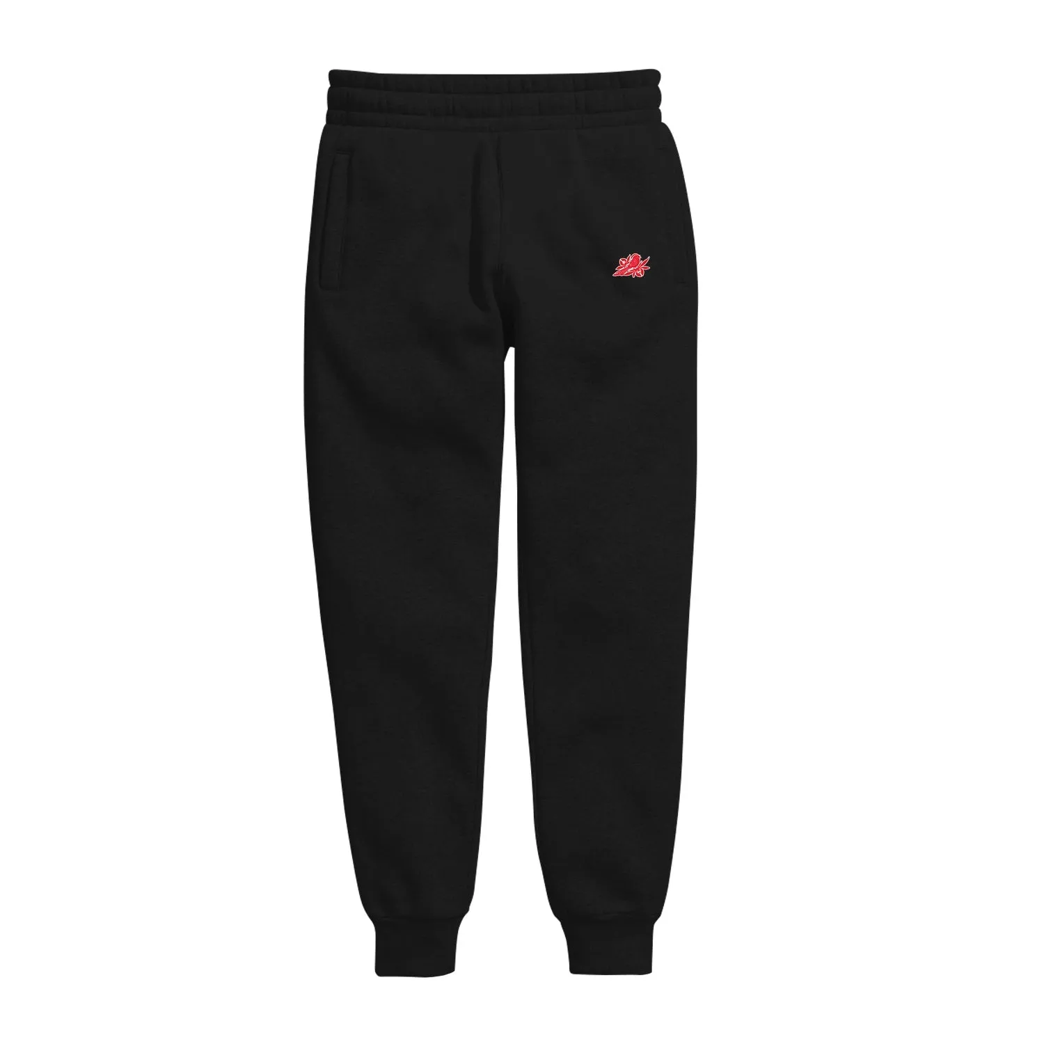 Embroidered Logo Black Sweatpants