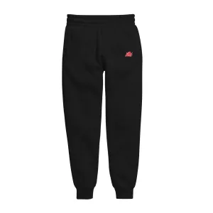 Embroidered Logo Black Sweatpants