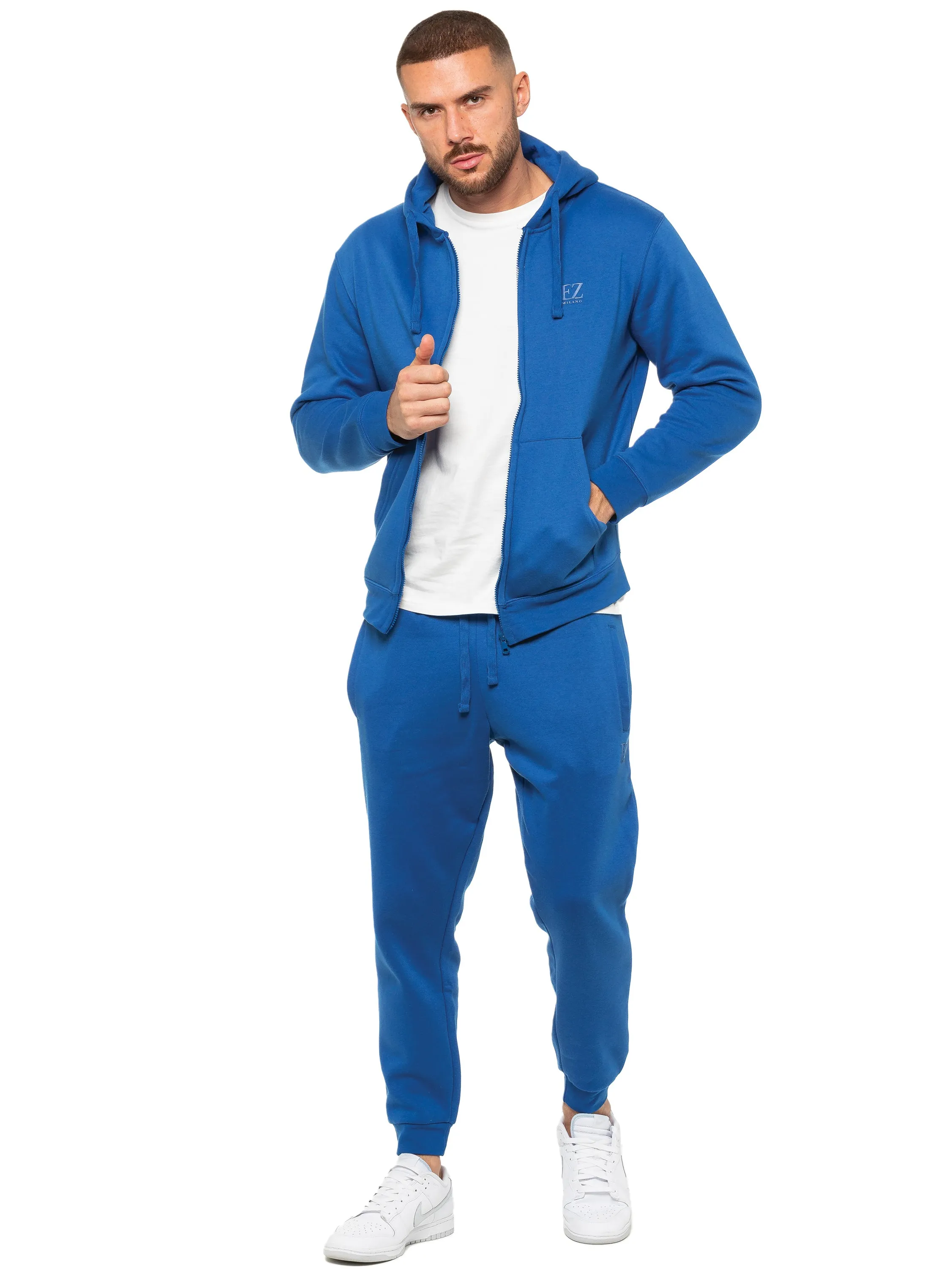 Enzo | Mens Zip Hoodie Tracksuit Set