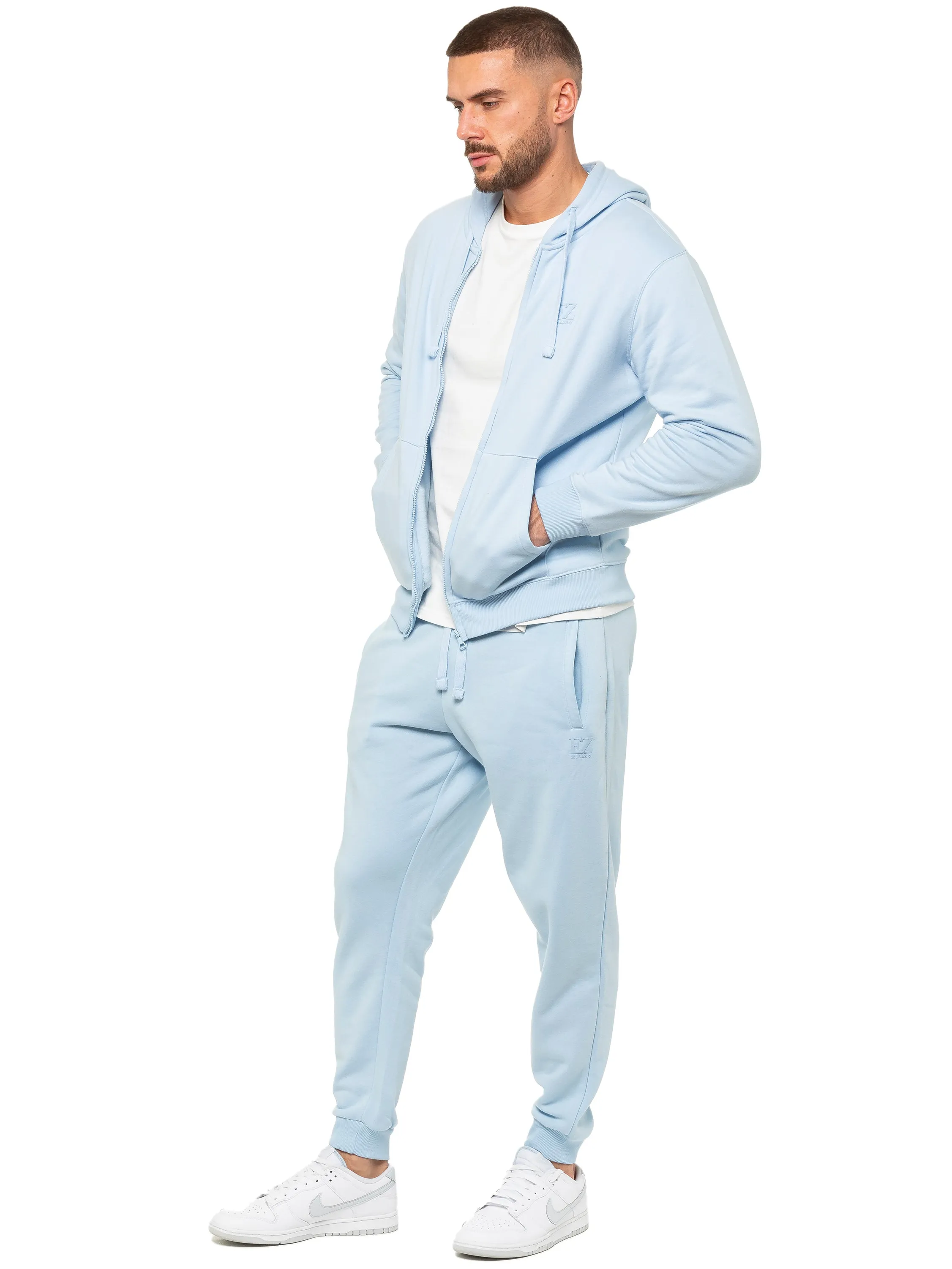 Enzo | Mens Zip Hoodie Tracksuit Set