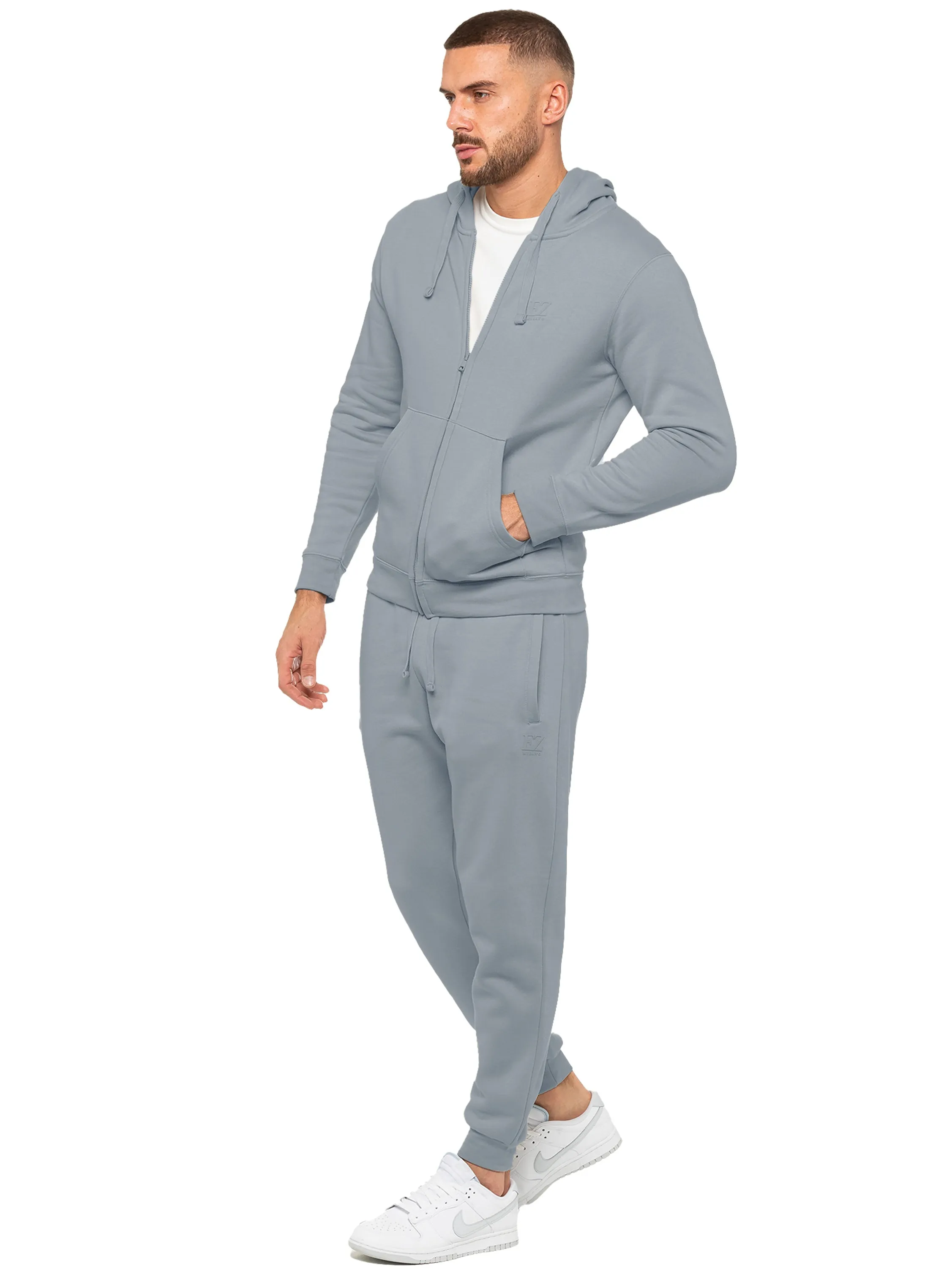 Enzo | Mens Zip Hoodie Tracksuit Set