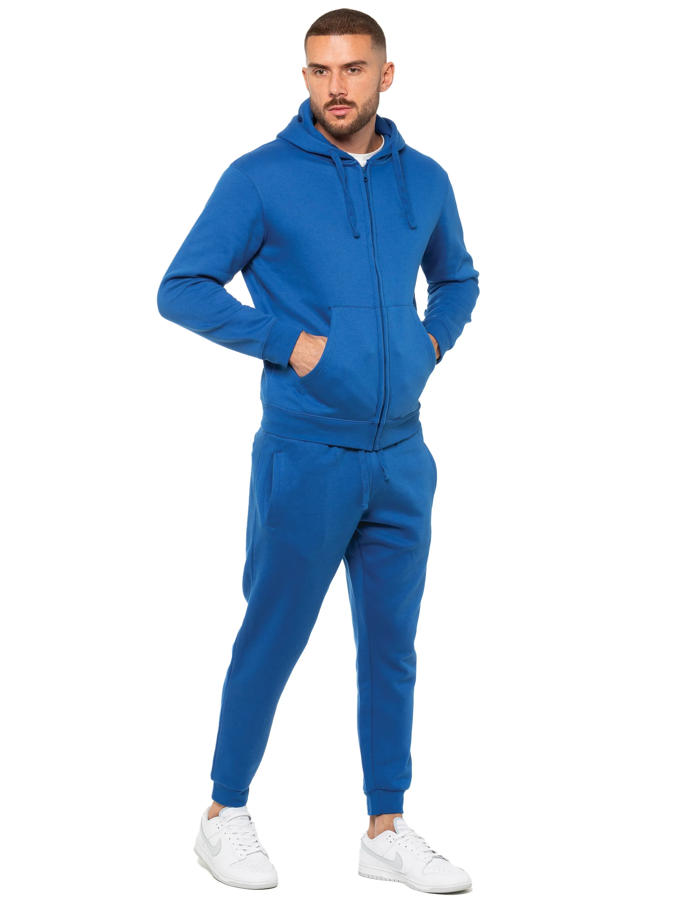 Enzo | Mens Zip Hoodie Tracksuit Set