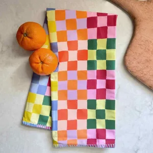 Idlewild Co. | Rainbow Checks Tea Towel