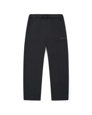 Lined Herringbone Trousers in Not Black