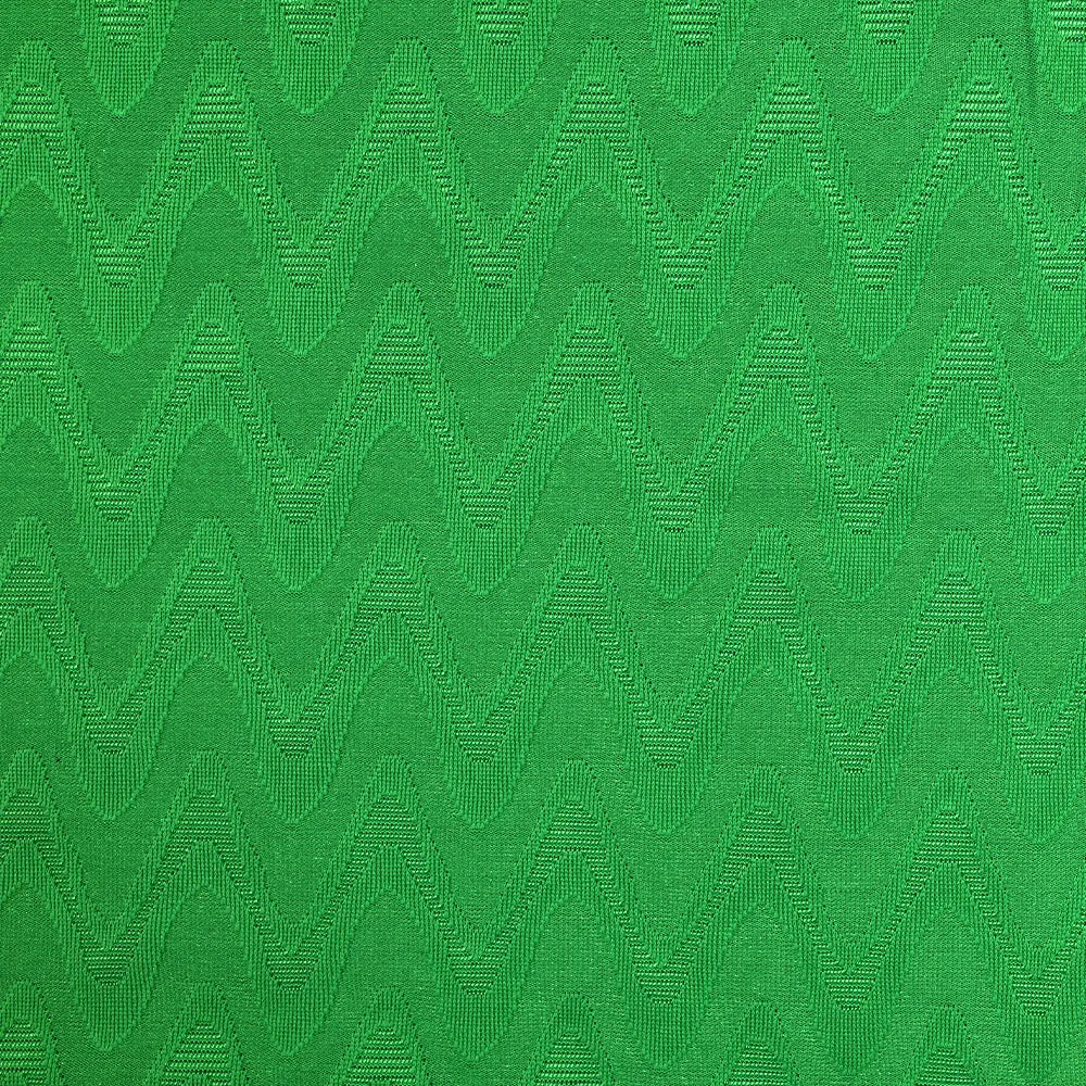 Maille fine polyester ondulations vert