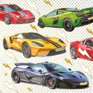 Male Birthday - Pizazz Super Cars