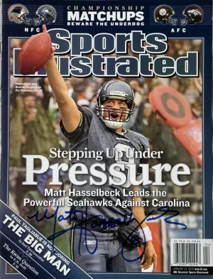 Matt Hasselbeck Signed Sports Illustrated 1/23/2006 Issue (JSA)