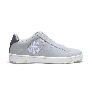 Men's Icon OG Gray Logo Leather Sneakers 01942-880