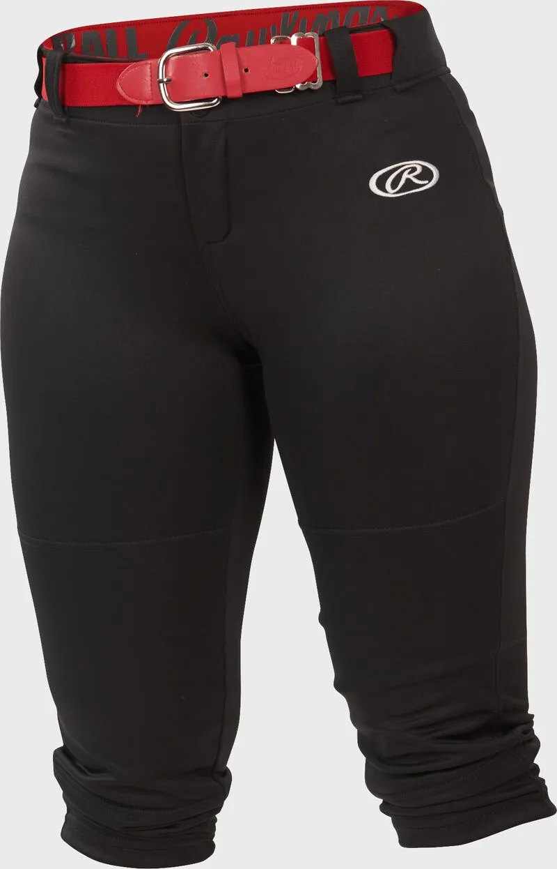 Rawlings Adult Launch Black Knicker Baseball Pants