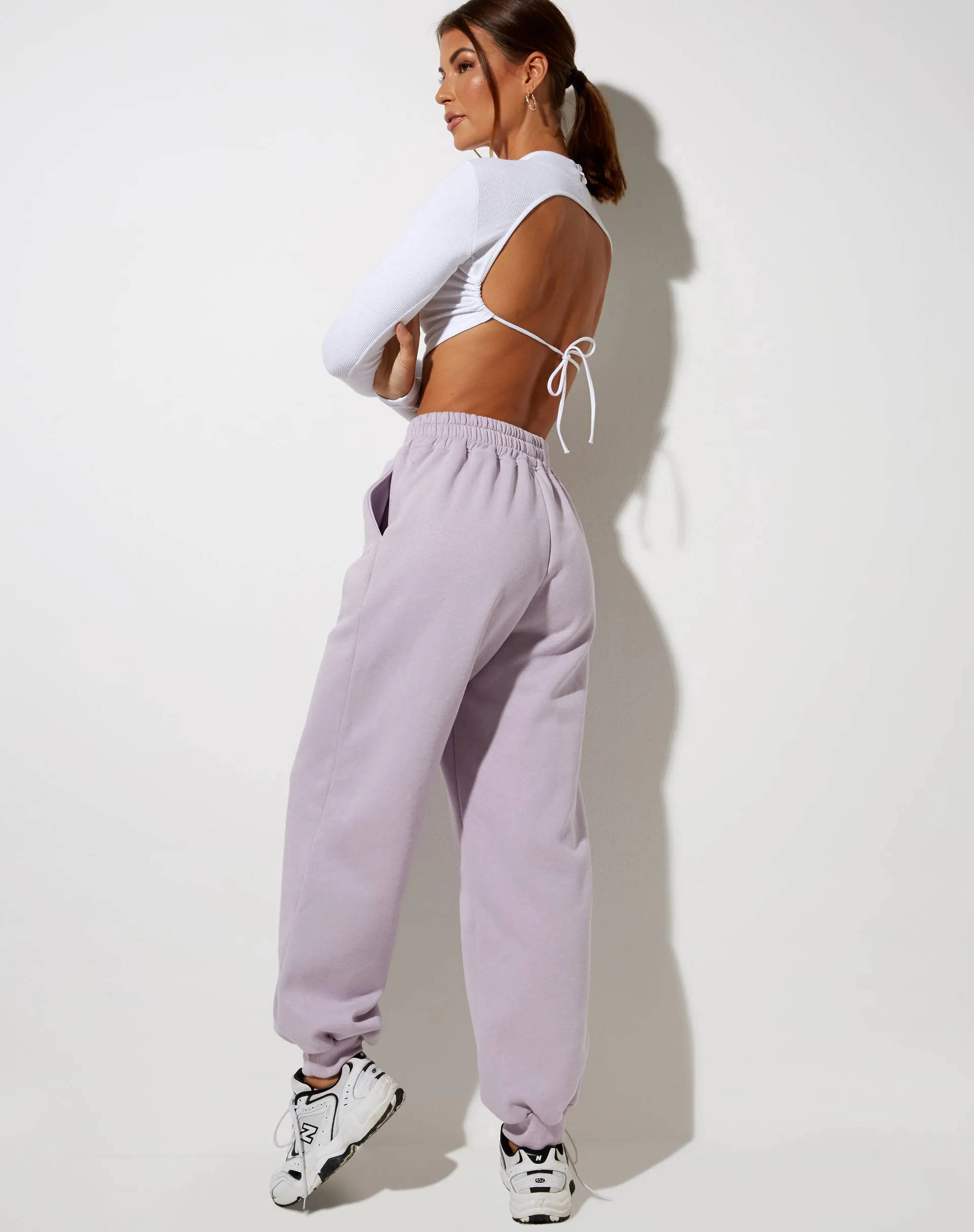 Roider Jogger in Violet 'Angel' Embro