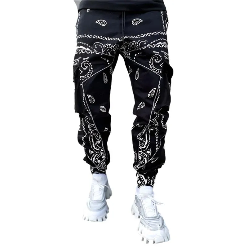 TEEK - Bandana Print Cargo Pants