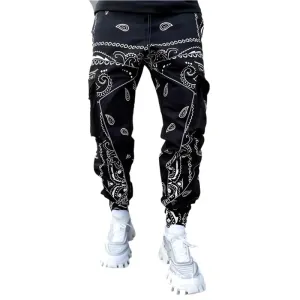 TEEK - Bandana Print Cargo Pants