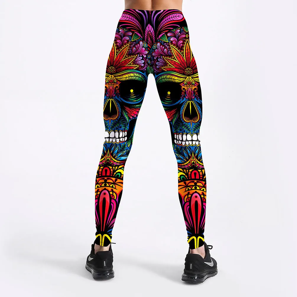 Women's slim sports Printed Leggings